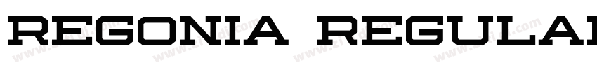 Regonia Regular字体转换
